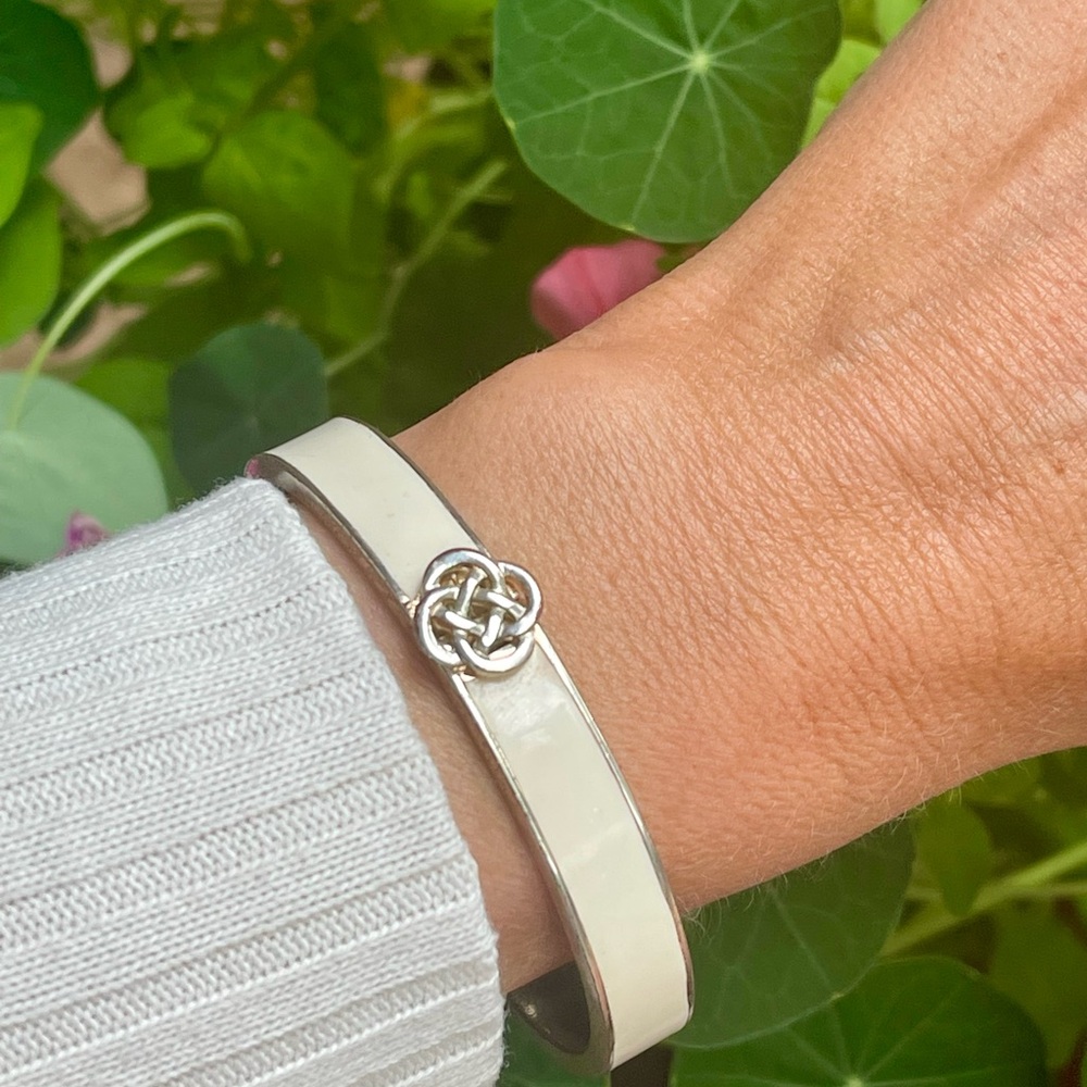 Stella & Dot hinged bangle bracelet